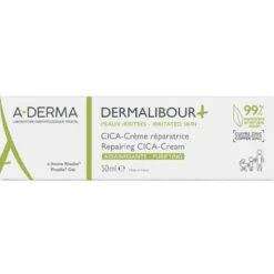 Dermalibour + Cica-Crema ristrutturante - Crema purificante per pelle arrossata e fragile - 50 ml