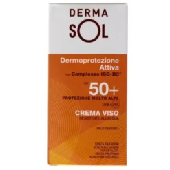 Dermasol Crema Viso SPF 50+ Protezione Solare Molto Alta 50 ml