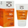 Dermasol Crema Viso SPF50+ - Protezione solare molto alta resistente all'acqua - 50 ml