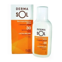 Dermasol Latte Solare SPF30 - Protezione solare alta resistente all'acqua - 150 ml