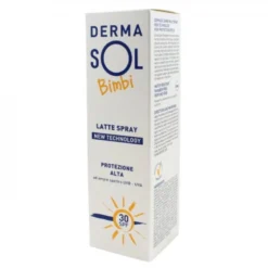 DERMASOL Pediatrico Latte Spray Bimbi SPF 30 Protezione Solare Alta 125 ml