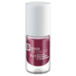 Dermovitamina Micoblock Smalto 3 in 1 - Smalto traspirante e idratante - Tonalità Bordeaux - 5 ml