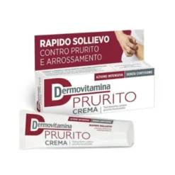 Dermovitamina Prurito Crema Intensiva - Trattamento contro prurito localizzato e arrossamento - 30 ml