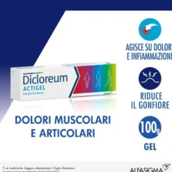 Dicloreum Actigel gel 100 g 1%