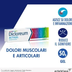 Dicloreum Actigel gel 50 g 1%