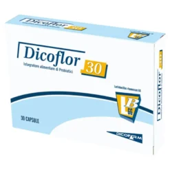 Dicoflor 30 - Integratore per l'equilibrio della flora batterica intestinale - 30 capsule