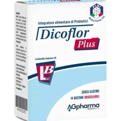 Dicoflor Plus - Integratore per l'equilibrio della flora batterica intestinale - 14 bustine orosolubili