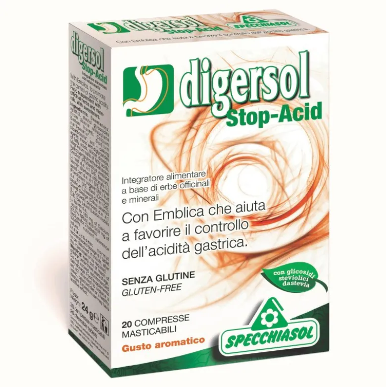 DIGERSOL Stop-Acid 20 Compresse