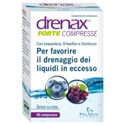 Drenax Forte Mirtillo - Integratore alimentare drenante - 60 Capsule