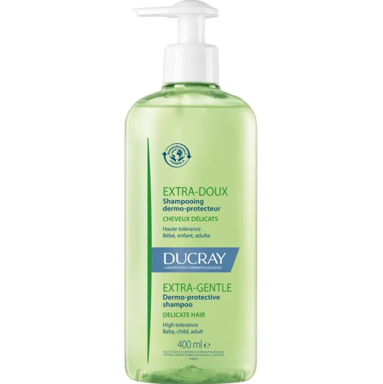 Ducray Shampoo Extra Delicato - Shampoo per capelli normali e delicati di tutta la famiglia - 400 ml