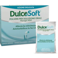 DulcoSoft - Polvere per soluzione orale - Trattamento della stitichezza occasionale - 20 bustine
