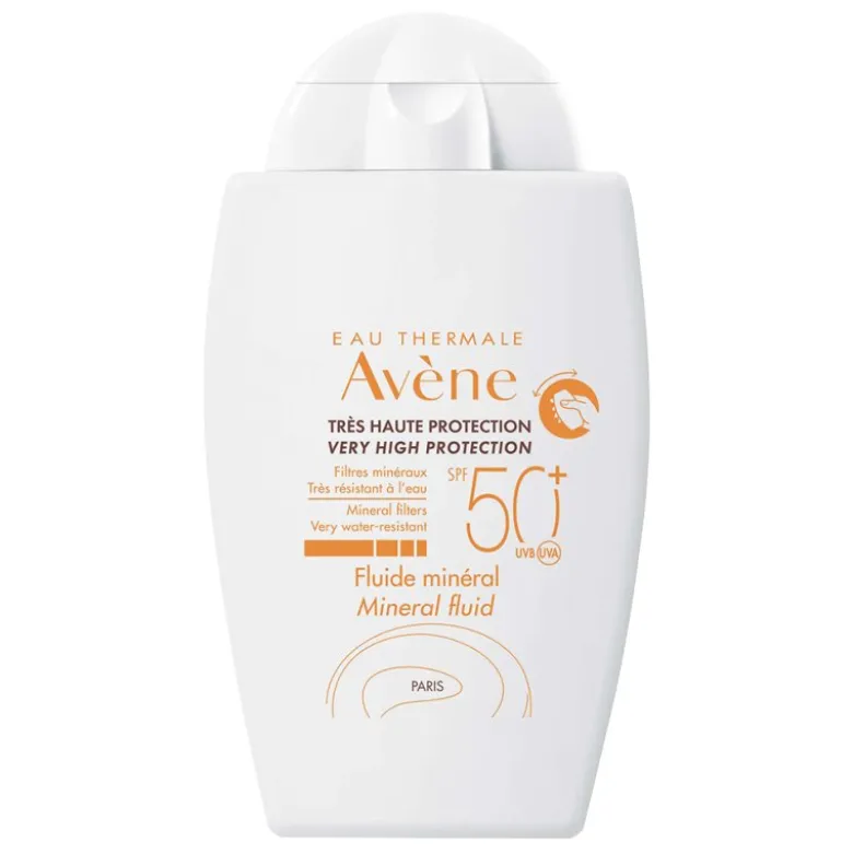 Eau Thermale Avene Fluido Minerale SPF 50+ Protezione Solare Molto Alta 40 ml
