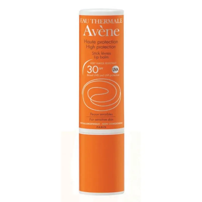 Eau Thermale Avene Stick Labbra e Zone Sensibili SPF 30 Protezione Solare Alta 3 g