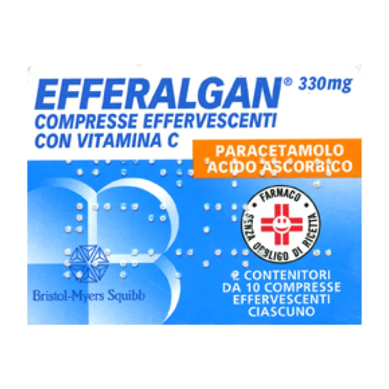 Efferalgan C 20 Compresse Effervescenti 330+200 mg