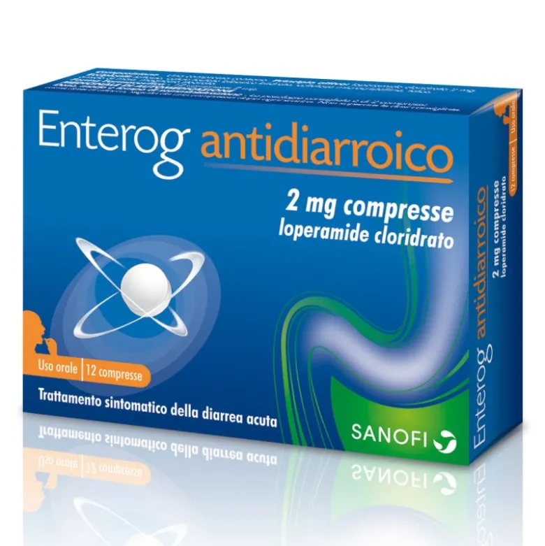 Enterog Antidiarroico 12 compresse 2 mg