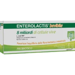 Enterolactis bevibile - Integratore a base di fermenti lattici vivi - 12 flaconcini