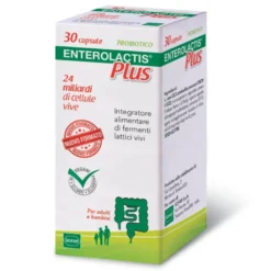 ENTEROLACTIS Plus - Integratore a base di fermenti lattici vivi - 30 capsule