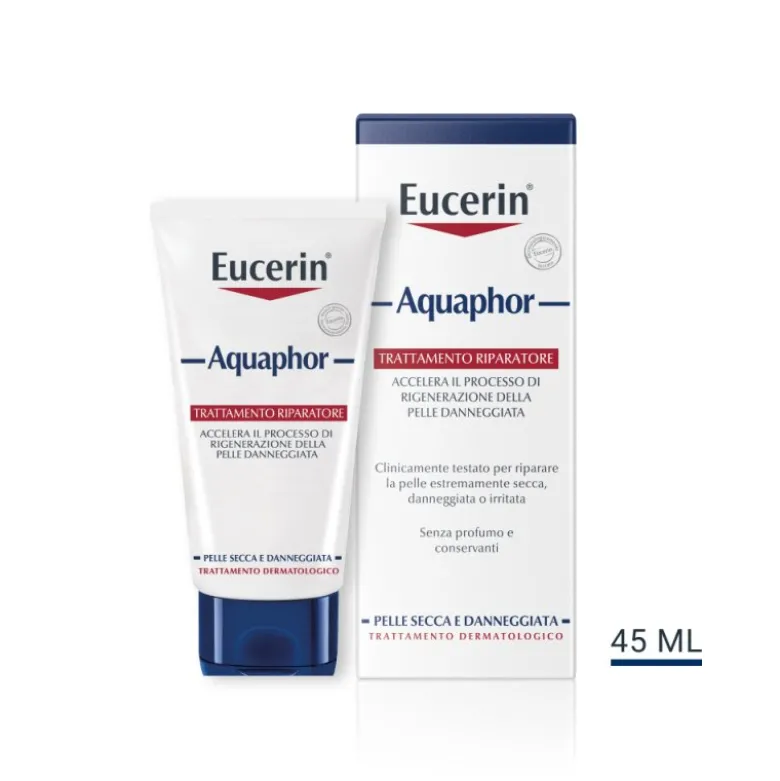 Eucerin Aquaphor Trattamento Riparatore - Crema viso per pelle secca e danneggiata - 40 g