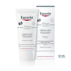 Eucerin Atopi Control Crema Viso - Crema viso per pelle molto secca e a tendenza atopica - 50 ml