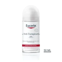 Eucerin Deodorante Anti Traspirante 48 ore Roll-on - Ideale contro l'ipersudorazione - 50 ml