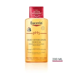 Eucerin pH5 Olio Detergente Doccia - Ideale per pelle secca e sensibile - 200 ml