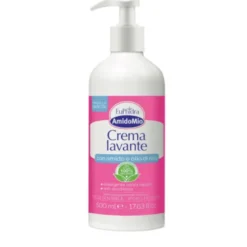 Euphidra Amido Mio Crema Lavante Viso e Corpo - Detergente in crema adatto per pelle secca di adulti e bambini - 500 ml