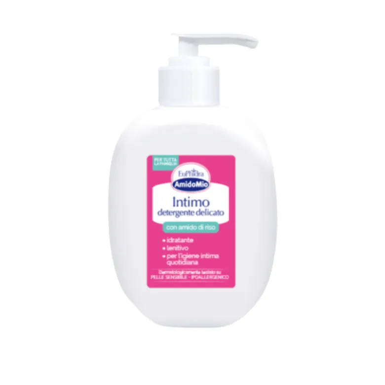 Euphidra Amido Mio Detergente Intimo Delicato - Detergente per la prevenzione di secchezza ed arrossamento intimo - 200 ml