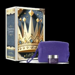 Euphidra Cofanetto di Natale Principessa Sorriso - Maschera occhi e labbra + Pochette beauty travel