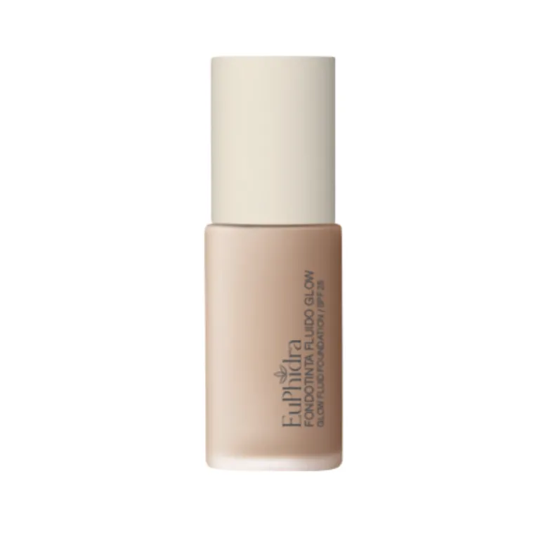 Euphidra Fondotinta Fluido Glow SPF25 Colore FG05 - Fondotinta illuminante ed antimperfezioni - 30 ml