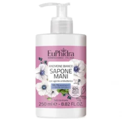 Euphidra Sapone Mani Liquido - Sapone delicato al profumo di anemone bianco - 250 ml