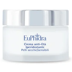 Euphidra Skin Progress System Crema Viso Antietà - Crema iperidratante per pelle secca e molto secca - 40ml