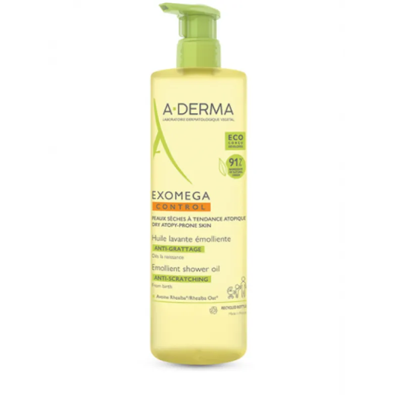 Exomega Control Olio 2 in 1 - Olio lavante emolliente per pelli secche a tendenza atopica - 500 ml