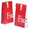 Face D Cofanetto di Natale Maschere - Maschera viso idratante + Maschera viso esfoliante + Maschera antietà