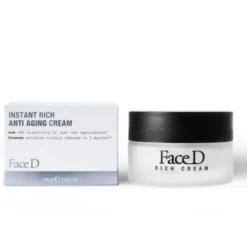 FaceD Instant Anti Aging Rich Crema Ricca - Crema anti-età globale adatta per viso e collo - 50 ml