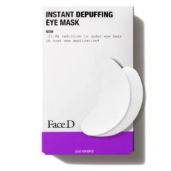 FaceD Instant Depuffing Eye Mask - Maschera defaticante occhi effetto immediato - 2 coppie per 8 trattamenti