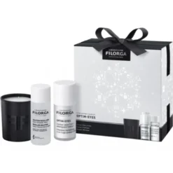 Filorga Cofanetto Optim Eyes Limited Edition 2022 - Optim-Eyes Contorno Occhi 3 in 1 + Soluzione Micellare Viso e Occhi + Candela Profumata