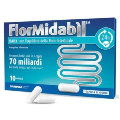 FlorMidabil Daily - Integratore per l'equilibrio della flora intestinale - 10 capsule