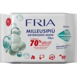 FRIA M/USI IGIENIZ 70% ALCOOL 20 P