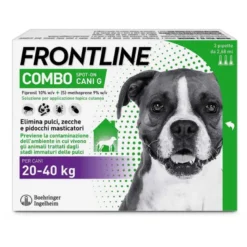 Frontline Combo Cani x3 Pipette, Antiparassitario per Cani (20-40Kg) Contro Pulci, Zecche E Pidocchi