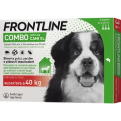 Frontline Combo Cani x3 Pipette, Antiparassitario per Cani (+40Kg) Contro Pulci, Zecche E Pidocchi