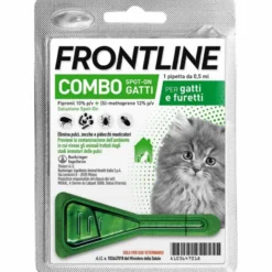 Frontline Combo Gatti x1 Pipetta, Antiparassitario Contro Pulci, Zecche E Pidocchi