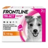 Frontline Tri-Act x3 Pipette, Antiparassitario Per Cani (5-10Kg) Contro Parassiti Esterni E Insetti Volanti