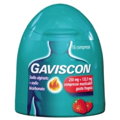 Gaviscon 16 Compresse Fragola 250+133,5mg