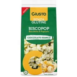 GIUSTO S/G Biscopop White 80g