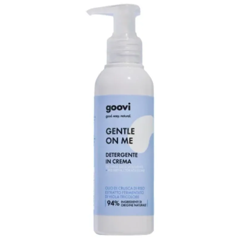 Goovi Gentle On Me Detergente In Crema - Struccante delicato per pelle secca e sensibile - 140 ml