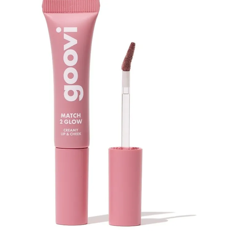 Goovi Match 2 Glow Creamy Lip&Cheek 04 - Blush in crema per guance e labbra - Tonalità juicy plum - 12 ml