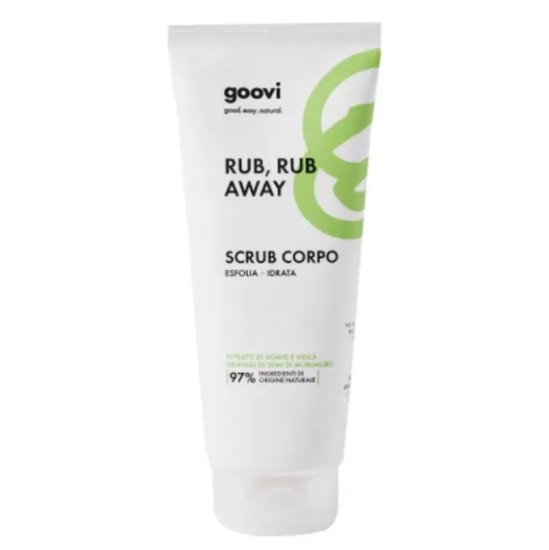 Goovi Rub Rub Away Scrub Corpo - Scrub idratante ed esfoliante - 200 ml