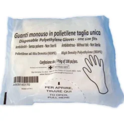 GUANTI Monouso PVC 100pzF/CARE