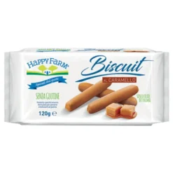 HAPPY FARM Bisc.Caramello 120g