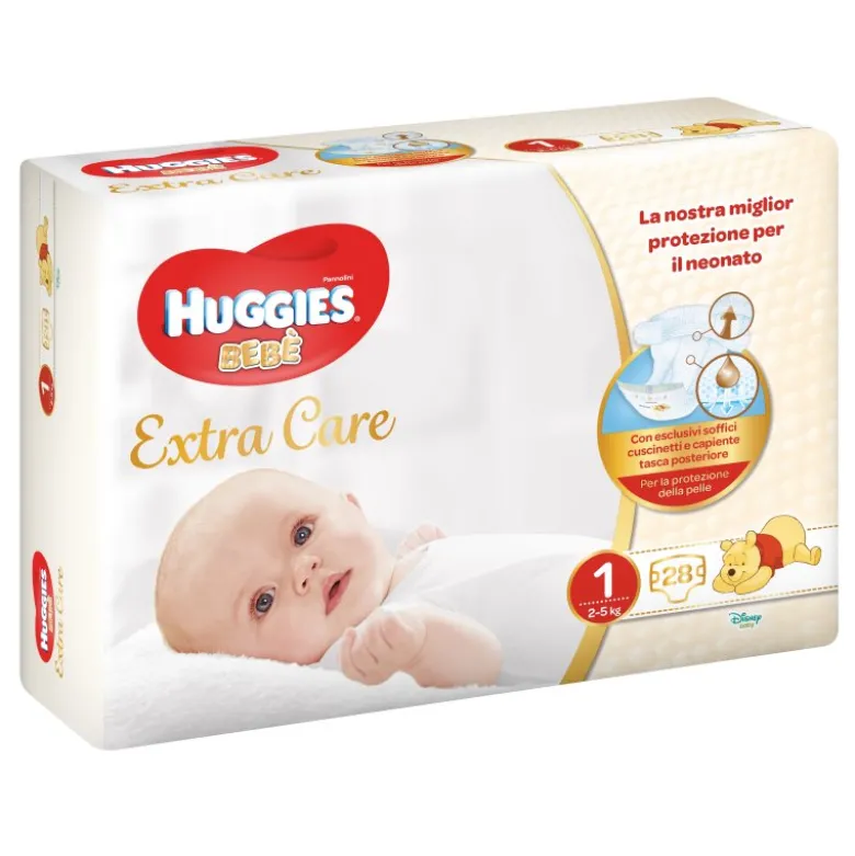 HUGG.Bebe'Base 1(2-5Kg)28pz